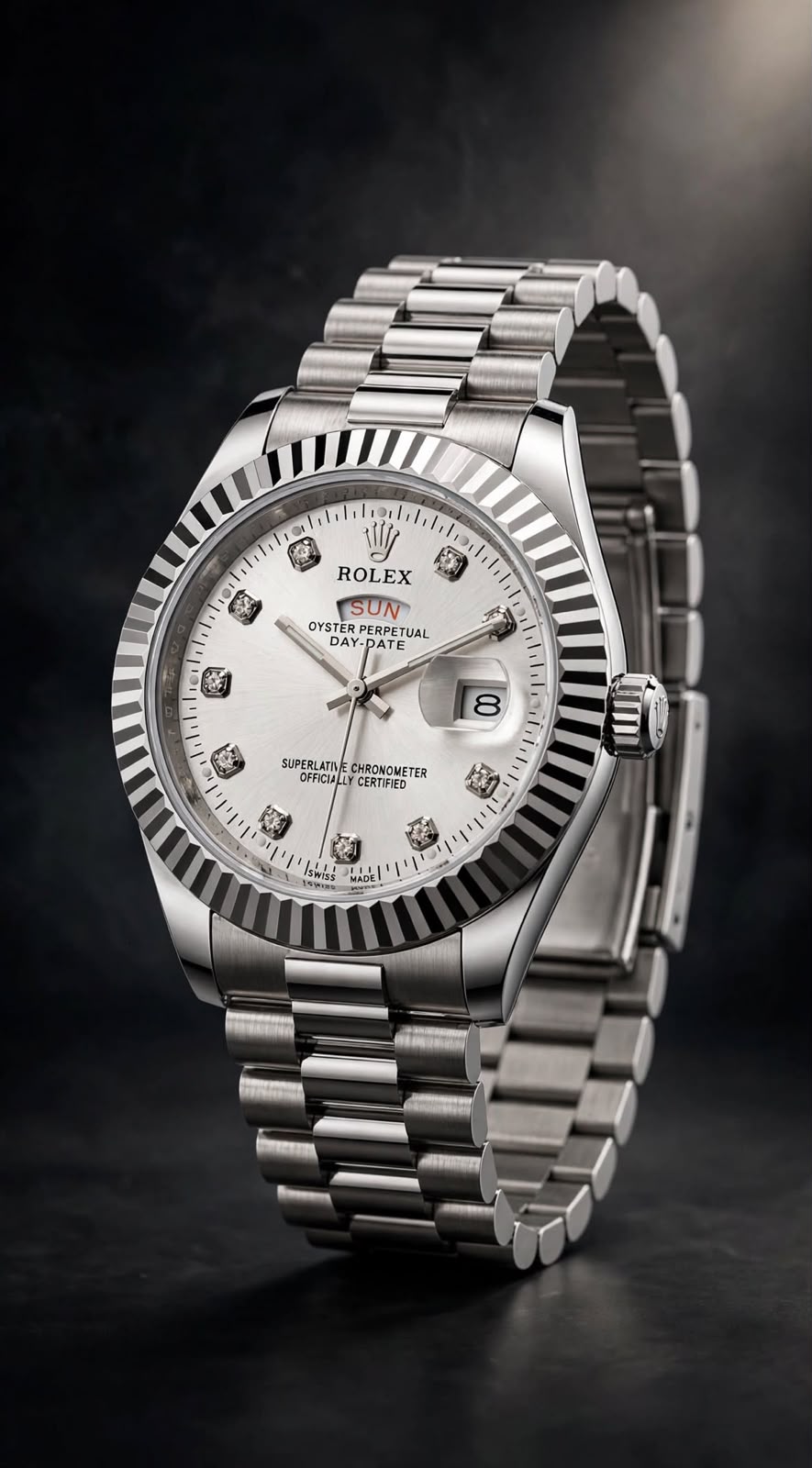 Rolex Day-Date Silver